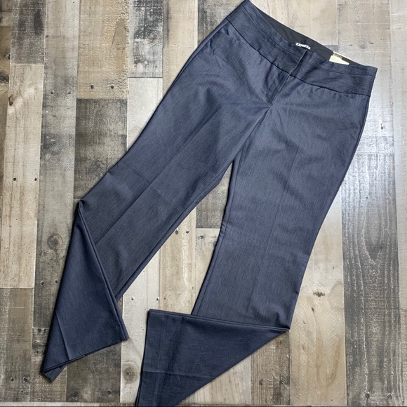 Express Pants - EXPRESS EDITOR CHAMBRAY DRESS PANTS SZ 8R